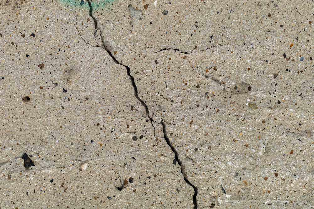 cracked foundation slab