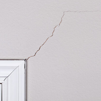 crack near door
