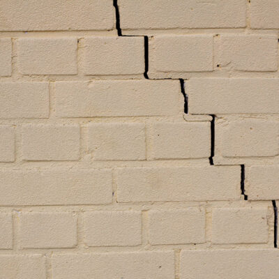 Star Step Brick Wall Crack