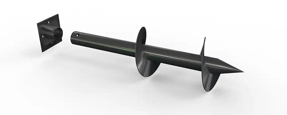 helical piers illustration